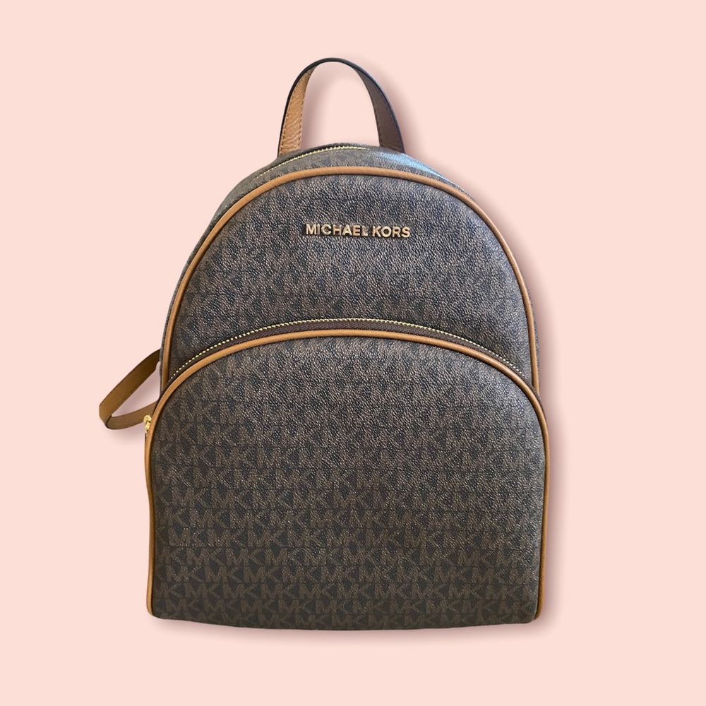 Michael Kors logo backpack